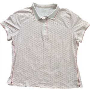 Vineyard Vines Performance Polo Shirt Pink Floral Womens  XL